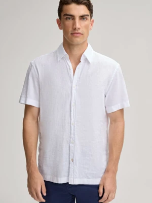 Lniana koszula z krótkim rękawem Haris w kolorze białym Joop