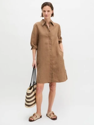 Lniana luźna sukienka Marc O'Polo