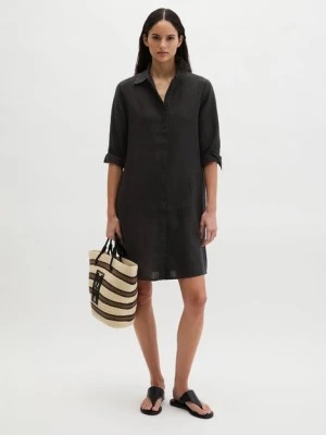 Lniana luźna sukienka Marc O'Polo