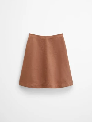 Lniana spódnica w kształcie litery A Marc O'Polo