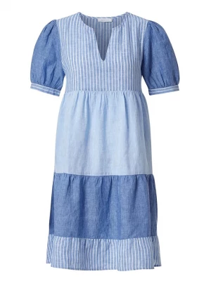 Rich & Royal Lniana sukienka w kolorze błękitno-niebieskim rozmiar: 36