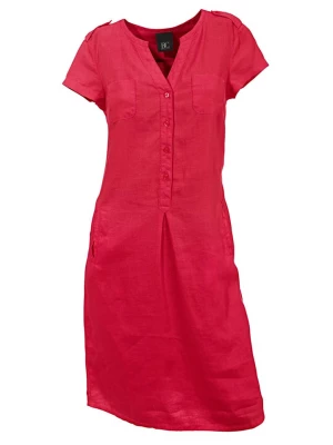 Heine Lniana sukienka w kolorze czerwonym rozmiar: 40