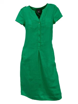 Heine Lniana sukienka w kolorze zielonym rozmiar: 42