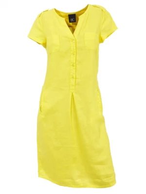 Heine Lniana sukienka w kolorze żółtym rozmiar: 40