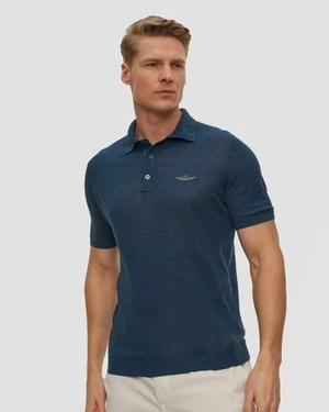 Lniane Polo Męskie Aeronautica Militare