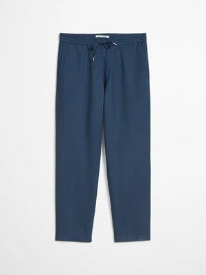 Lniane spodnie jogger regular Marc O'Polo