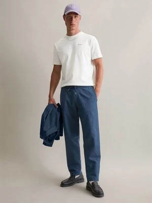 Lniane spodnie jogger regular Marc O'Polo