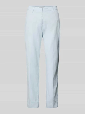 Lniane spodnie z dodatkiem bawełny CAMBIO