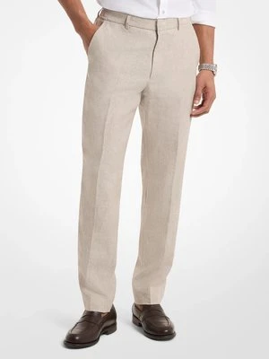 Lniane spodnie z troczkami Michael Kors Mens