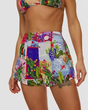Lniane Szorty Damskie Seafolly Tailored Short