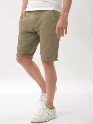Lniane szorty, Regular Fit, P-GOUD Volcano