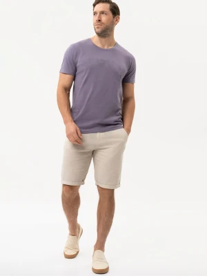 Lniane szorty, Regular Fit, P-GOUD Volcano