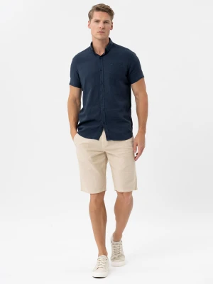 Lniane szorty, Regular Fit, P-GOUDS Volcano