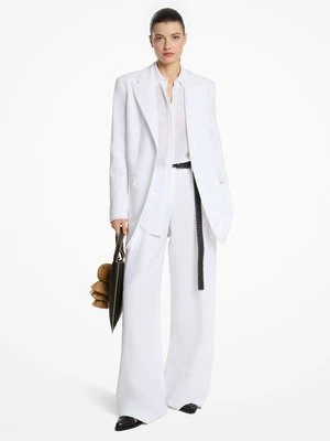 Lniany żakiet typu boyfriend MICHAEL KORS COLLECTION