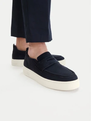Loafersy Armani Exchange XM002632 AF19687 ZB004 Granatowy