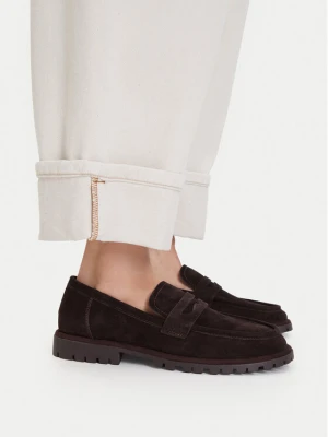 Loafersy Badura C-ARYA-LT017-1 Brązowy ciemny