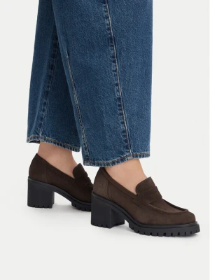 Loafersy Badura GATE-25820LM Brązowy ciemny