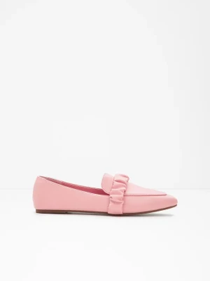 Loafersy BonPrix różowy