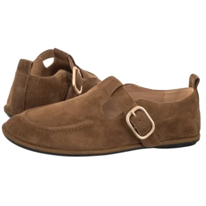 Loafersy Brązowe 46396-63 (WO387-a) Wojas
