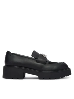 Loafersy Calvin Klein Chunky Loafer Lth Hw YW0YW01912 Czarny