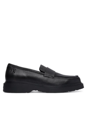Loafersy Calvin Klein Combat Ess Loafer Lth HM0HM02337 Czarny