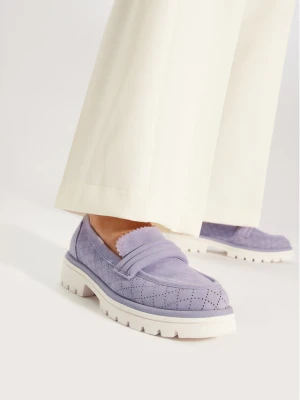Loafersy Caprice 9-24750-42 Fioletowy
