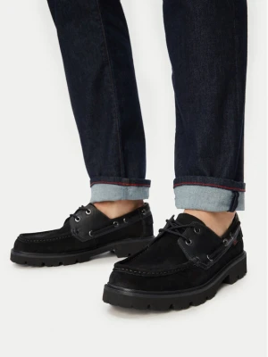 Loafersy Clarks Cleyhill Boat 26186175 Czarny