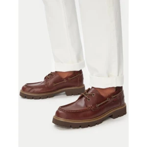 Loafersy Clarks Cleyhill Boat 26186176 Brązowy