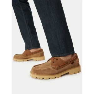 Loafersy Clarks Cleyhill Boat 26186178 Beżowy