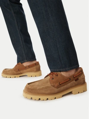 Loafersy Clarks Cleyhill Boat 26186178 Beżowy