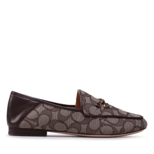 Loafersy Coach Hanna Textured Jacq CC888 Brązowy