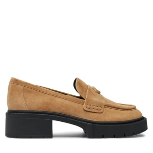 Loafersy Coach Leah CV320 Brązowy