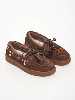 Loafersy damskie skórzane Moka GIO+