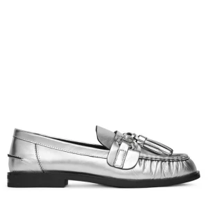 Loafersy Eva Minge PETUNIA-V1792-335-1 Srebrny