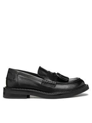 Loafersy Geox D Serilda D46WYH 00043 C9999 Czarny