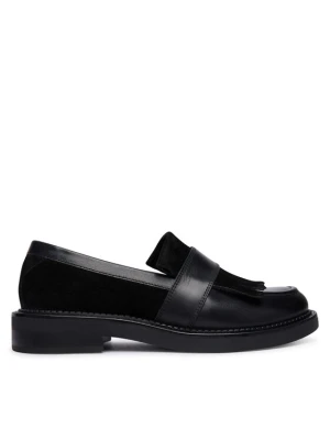 Loafersy Geox D Serilda D66WYE 4323 C9999 Czarny
