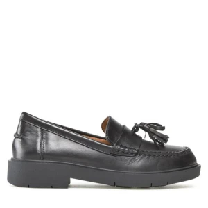 Loafersy Geox D Spherica EC1 CD26QRC 00043 C9999 Czarny