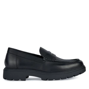 Loafersy Geox U36FRB 00043 C9999 Czarny