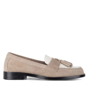 Loafersy Gino Rossi ELISA-E25-26390 Beżowy
