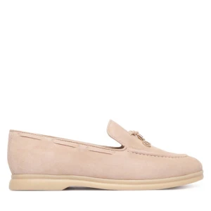 Loafersy Guess Aryanai FLTNAI SUE14 Beżowy jasny