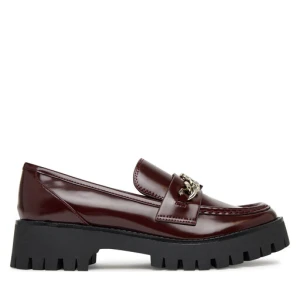 Loafersy Guess FLPALR ELE14 Bordowy