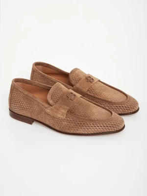 Loafersy męskie zamszowe BALDININI