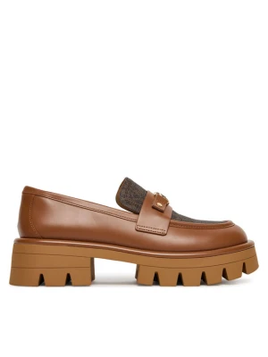 Loafersy MICHAEL Michael Kors Mandy 40T5MAFP2L Brązowy