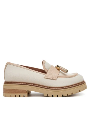 Loafersy Pollini SA10144G1MTO112A Écru Kremowy
