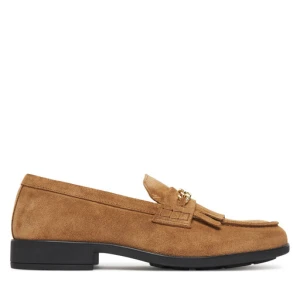 Loafersy Tommy Hilfiger Chain Fringe FW0FW08972 Brązowy