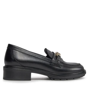 Loafersy Tommy Hilfiger Th Hardware Loafer FW0FW07765 Czarny