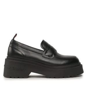 Loafersy Tommy Jeans Tjw Ava Loafer EN0EN02218 Czarny