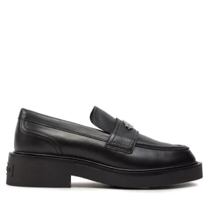 Loafersy Tommy Jeans Tjw Flat Loafer EN0EN02557 Czarny