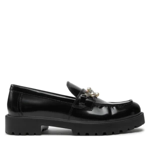 Loafersy Tory Burch Embellished Classic Lug Loafer 165828 Czarny