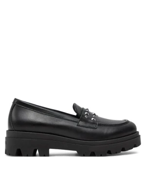 Loafersy TWINSET Mocassino 242GCJ024 Czarny